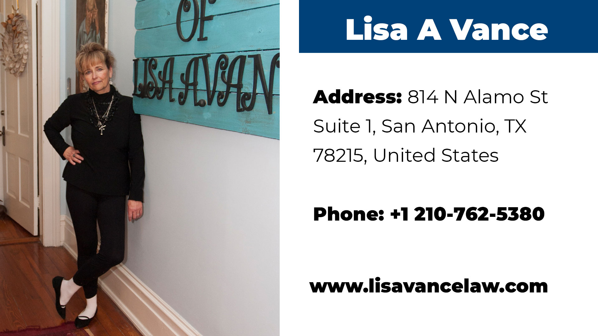 Lisa A Vance lawyer in san antonio