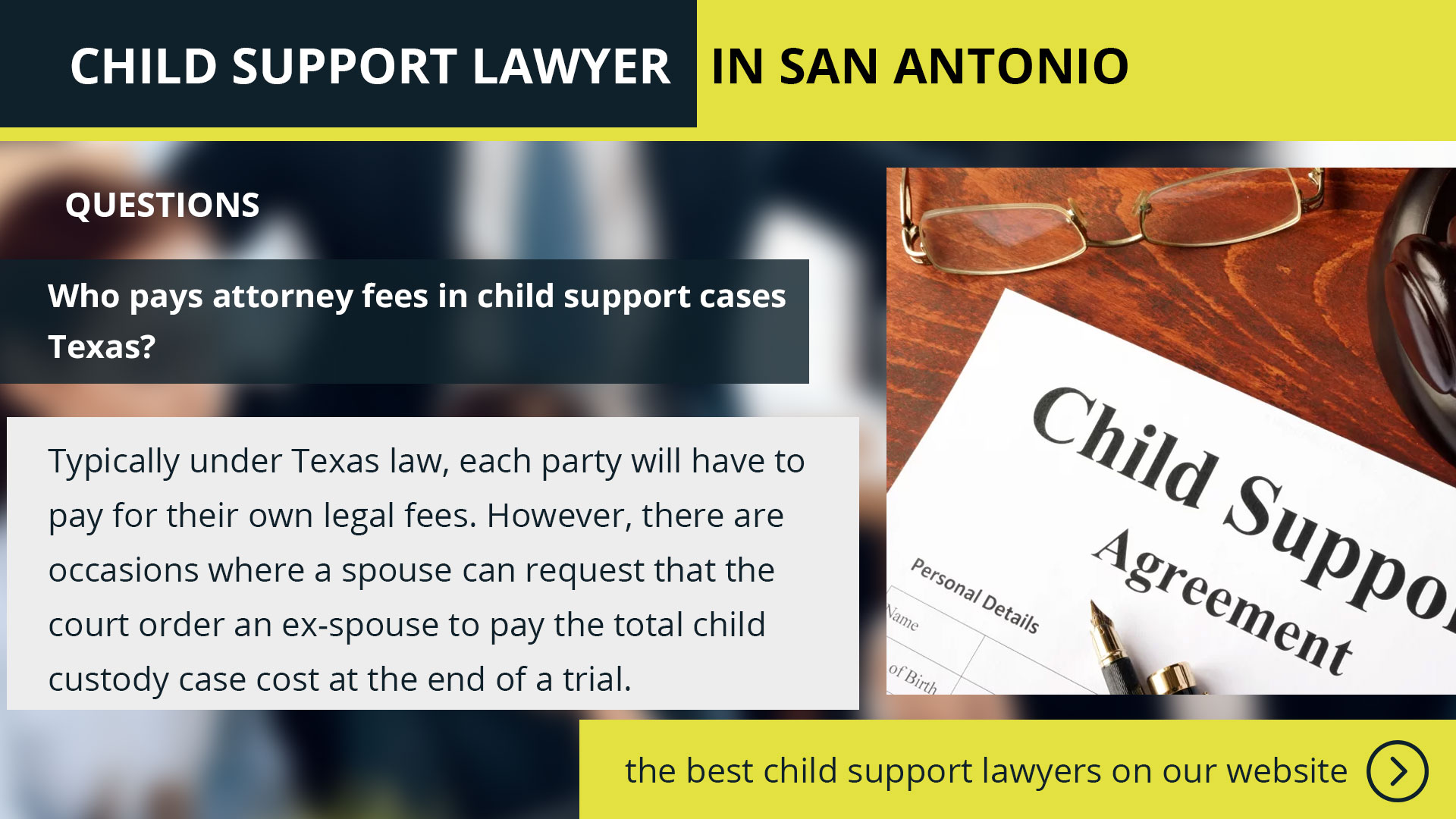 child support lawyer in san antonio